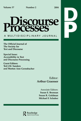 Cover image: Accessibility in Text and Discourse Processing 1st edition 9780805895568