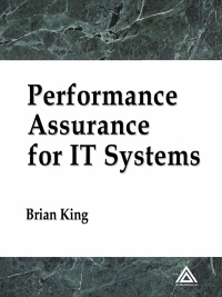 表紙画像: Performance Assurance for IT Systems 1st edition 9780849327780
