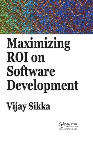 Cover image: Maximizing ROI on Software Development 1st edition 9780367393663