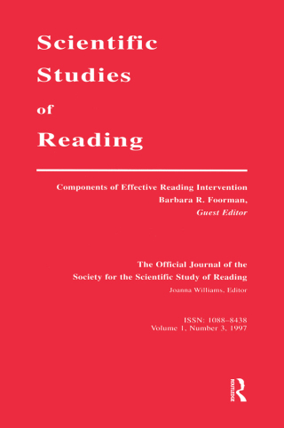Cover image: Components of Effective Reading Intervention 1st edition 9780805898637