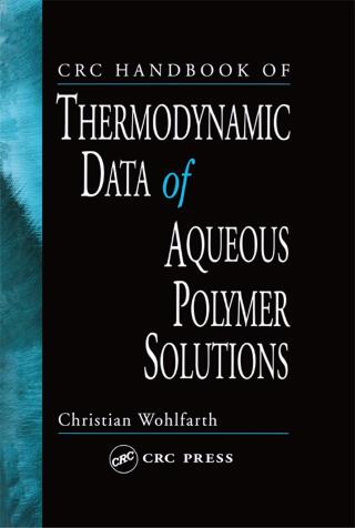 Titelbild: CRC Handbook of Thermodynamic Data of Aqueous Polymer Solutions 1st edition 9780367839789