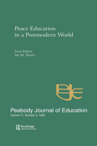 Imagen de portada: Peace Education in a Postmodern World 1st edition 9780805899122