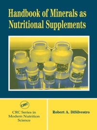 Imagen de portada: Handbook of Minerals as Nutritional Supplements 1st edition 9780849316524