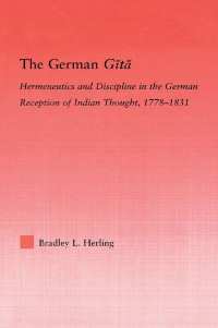 Imagen de portada: The German Gita 1st edition 9780415871143