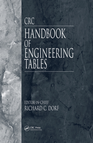 Cover image: CRC Handbook of Engineering Tables 1st edition 9780849315879