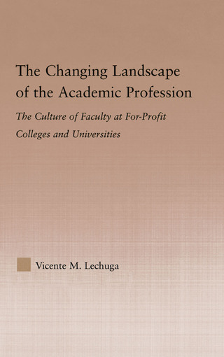 Titelbild: The Changing Landscape of the Academic Profession 1st edition 9780415976992