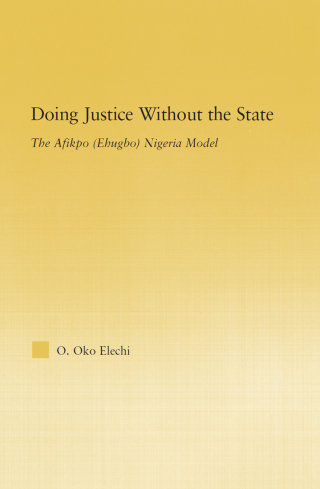 Cover image: Doing Justice without the State 1st edition 9780415977296