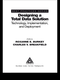 Imagen de portada: Designing a Total Data Solution 1st edition 9780849308932