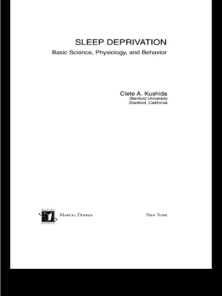 Imagen de portada: Sleep Deprivation 1st edition 9780367393526