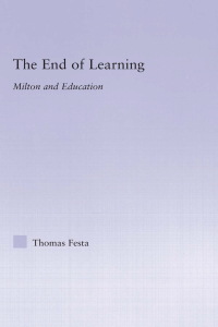 Imagen de portada: The End of Learning 1st edition 9780415762915