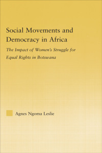 Imagen de portada: Social Movements and Democracy in Africa 1st edition 9780415978477