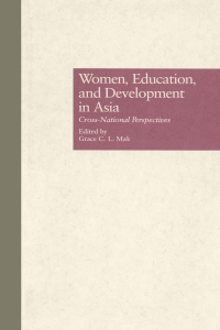 Omslagafbeelding: Women, Education, and Development in Asia 1st edition 9780815307952