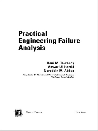 Imagen de portada: Practical Engineering Failure Analysis 1st edition 9780824757427