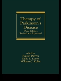 صورة الغلاف: Therapy of Parkinson's Disease 3rd edition 9780824754556
