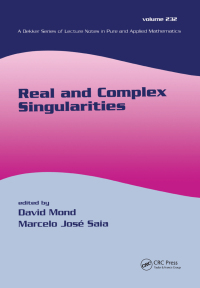 Imagen de portada: Real And Complex Singularities 1st edition 9780824740917