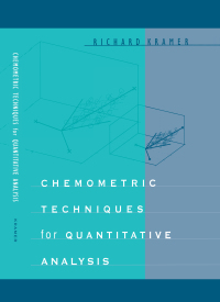 Cover image: Chemometric Techniques for Quantitative Analysis 1st edition 9781032237961