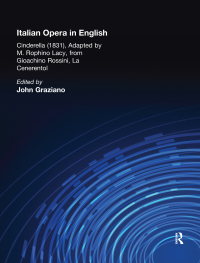 Cover image: Italian Opera in English 1st edition 9780815313724