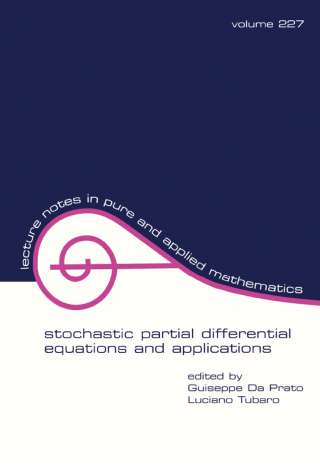 Imagen de portada: Stochastic Partial Differential Equations and Applications 1st edition 9780367411619