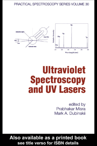 Cover image: Ultraviolet Spectroscopy And Uv Lasers 1st edition 9780367447090