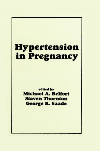Cover image: Hypertension in Pregnancy 1st edition 9780824708276