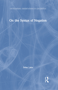 表紙画像: On the Syntax of Negation 1st edition 9780815317289