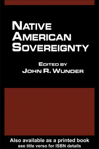 表紙画像: Native American Sovereignty 1st edition 9780815324904