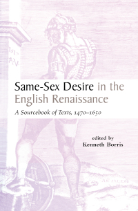 Cover image: Same-Sex Desire in the English Renaissance 1st edition 9780815336266