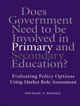 Titelbild: Does Government Need to be Involved in Primary and Secondary Education 1st edition 9780815325727