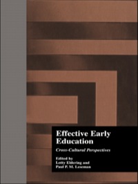 Imagen de portada: Effective Early Childhood Education 1st edition 9780815324447