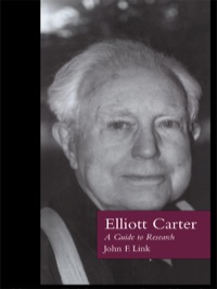 Cover image: Elliott Carter 1st edition 9780815324324