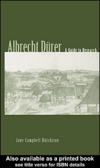 Cover image: Albrecht Durer 1st edition 9780815321149
