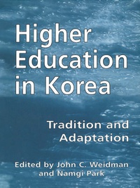 Imagen de portada: Higher Education in Korea 1st edition 9780815319573