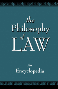 Cover image: The Philosophy of Law 1st edition 9780815313441