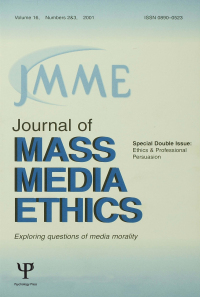 Immagine di copertina: Ethics and Professional Persuasion 1st edition 9780805896916