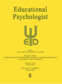 Imagen de portada: Using Qualitative Methods To Enrich Understandings of Self-regulated Learning 1st edition 9780805896701