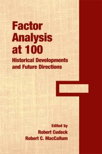 Titelbild: Factor Analysis at 100 1st edition 9780805853476