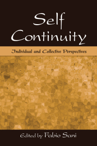 Cover image: Self Continuity 1st edition 9781138004245