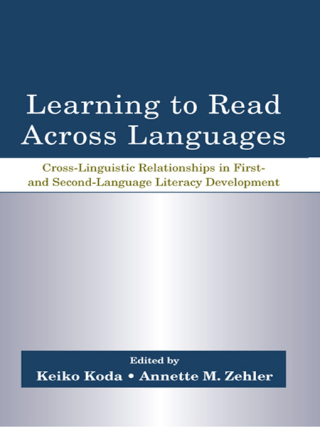 Cover image: Learning to Read Across Languages 1st edition 9780805856125