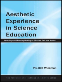 表紙画像: Aesthetic Experience in Science Education 1st edition 9780805855036