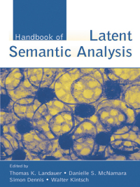 Imagen de portada: Handbook of Latent Semantic Analysis 1st edition 9780805854183