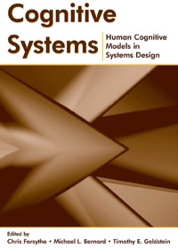 Imagen de portada: Cognitive Systems 1st edition 9781138004122