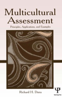 Cover image: Multicultural Assessment 1st edition 9780805856507