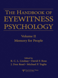 Imagen de portada: The Handbook of Eyewitness Psychology: Volume II 1st edition 9780367463052