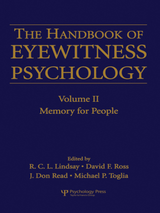 Cover image: The Handbook of Eyewitness Psychology: Volume II 1st edition 9780367463052