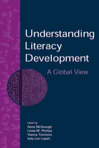Imagen de portada: Understanding Literacy Development 1st edition 9780805851151