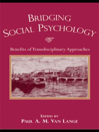 Cover image: Bridging Social Psychology 1st edition 9780805850949