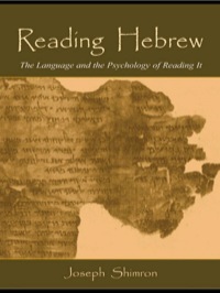 Cover image: Reading Hebrew 1st edition 9781138881198