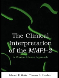 Imagen de portada: The Clinical Interpretation of MMPI-2 1st edition 9780805850338
