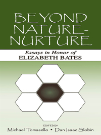Titelbild: Beyond Nature-Nurture 1st edition 9780805850277