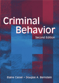 Cover image: Criminal Behavior 2nd edition 9781138003958